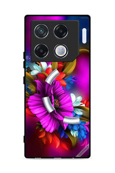 Covernex غطاء حماية لهاتف Infinix GT 20 Pro 5G برسومات زهور عالية الدقة