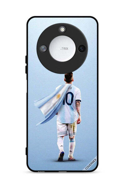 Covernex غطاء حماية لهاتف Honor X60 5G بطبعة ليو ميسي سوبر مان