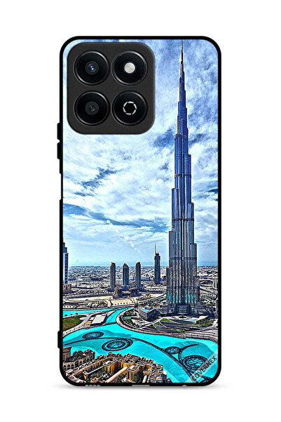 Covernex غطاء حماية لهاتف Honor X7c 4G بتصميم برج خليفة مع سحب مؤثرة