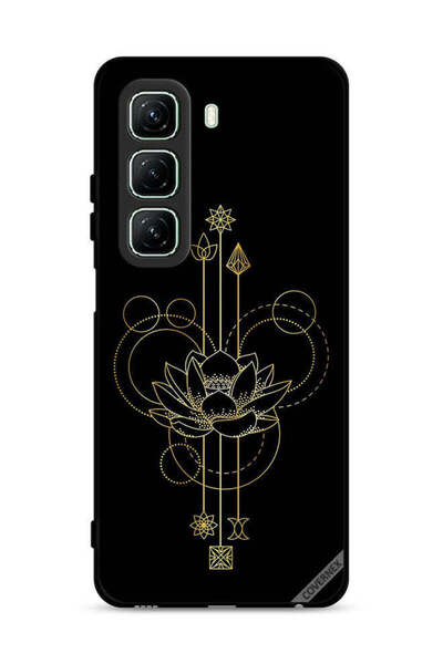 Covernex غطاء حماية لهاتف Infinix Hot 50 5G بنقشة زهور عصرية