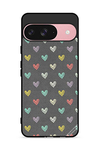 Covernex غطاء حماية لجهاز Google Pixel 9 بنقشة قلوب صغيرة