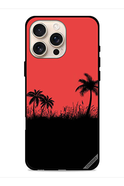 Covernex غطاء حماية لجهاز Apple iPhone 16 Pro Max، أشجار التمر
