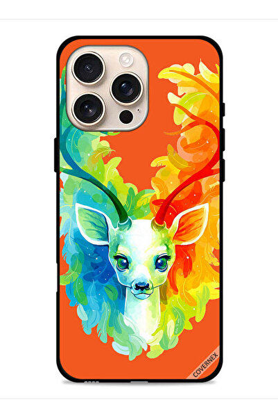 Covernex غطاء حماية لجهاز Apple iPhone 16 Pro بتصميم غزال ملون