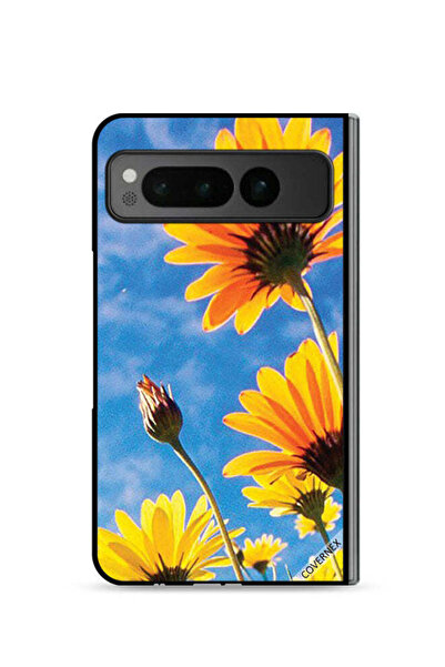 Covernex غطاء حماية لهاتف Google Pixel Fold 5G بنقشة عباد الشمس