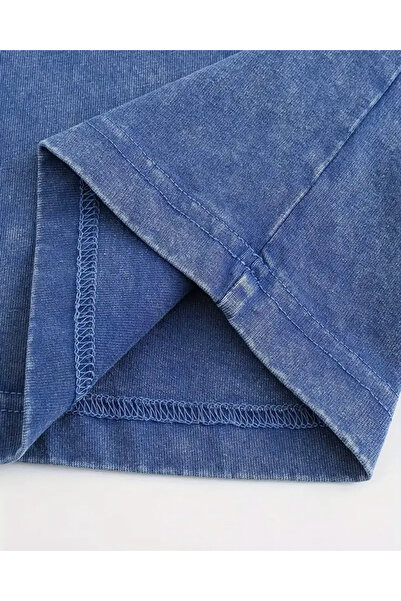 Touz Moda Sushi Maki εμπριμέ πλενόμενο Vintage Unisex Oversize T-shirt