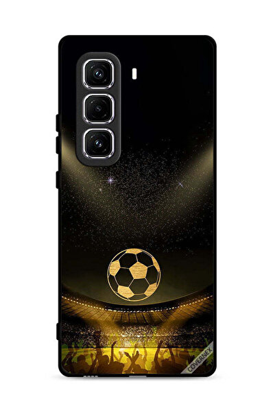 Covernex غطاء حماية لجهاز Infinix Hot 50 Pro Plus 4G أسود بخلفية فيلم كرة قدم...