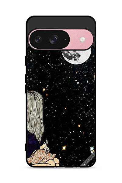 Covernex غطاء حماية لجهاز Google Pixel 9 بتصميم "ينظر إلى القمر"