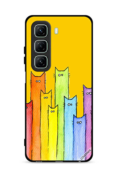 Covernex غطاء حماية لهاتف Infinix Hot 50 5G بتصميم دمية قطة