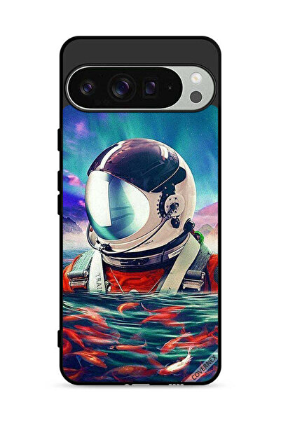Covernex غطاء حماية لجهاز Google Pixel 9 Pro XL بتصميم رائد فضاء مع أسماك وبحر