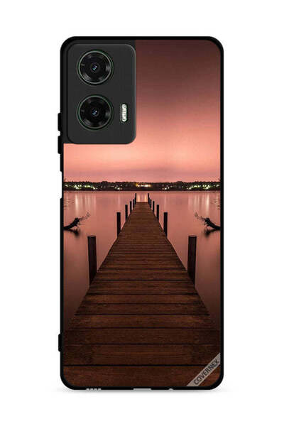 Covernex غطاء حماية لهاتف موتورولا موتو جي 35 5G بنمط "مسار إلى البحر"