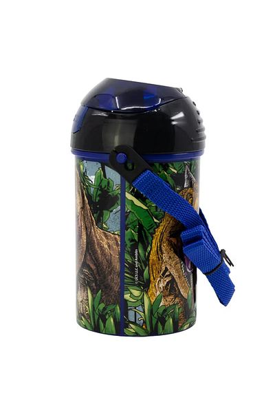 JURASSIC WORLD Children's water bottle, Plastic, Green, 450 ml, Jurassic World