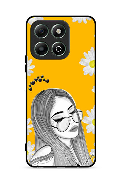 Covernex غطاء حماية لهاتف Honor X6b 4G برسومات فنية لفتاة