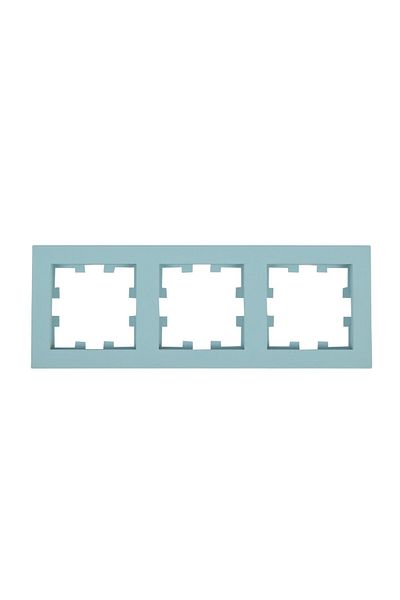PANASONIC Karre Plus 55 Soft Touch Triple Horizontal Frame - Turquoise