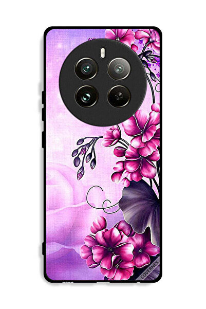 Covernex غطاء حماية لهاتف Realme 12 Pro 5G بخلفية زهور رومانسية