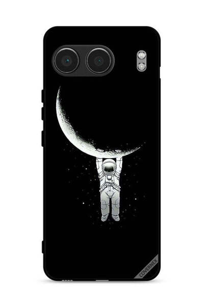 Covernex غطاء حماية لهاتف OnePlus Nord 4 5G، صورة رائد فضاء معلق على القمر، م...