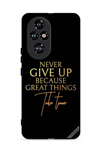 Covernex غطاء حماية لهاتف Honor 200 Pro 5G لا تستسلم أبدًا لأن الأشياء العظيم...