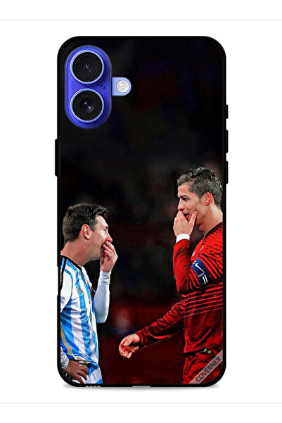 Covernex غطاء حماية لهاتف آيفون 16 بلس من آبل رونالدو وميسي في إطار واحد