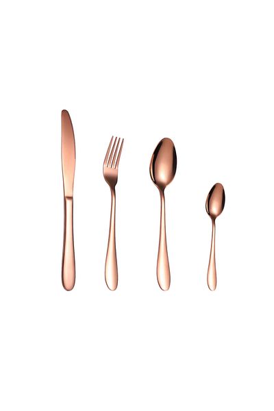 Trendy's Set of 4 stainless steel cutlery, TRENDY'S, rose