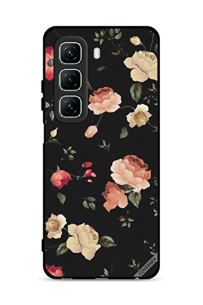 Covernex غطاء حماية لهاتف Infinix Hot 50 5G بخلفية فنية زهرية