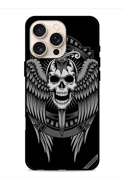 Covernex غطاء حماية لجهاز Apple iPhone 16 Pro بتصميم جمجمة وأجنحة نسر
