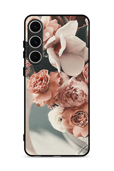 Covernex غطاء حماية لهاتف سامسونج جالاكسي A56 5G، باقة من أزهار الخوخ الجميلة