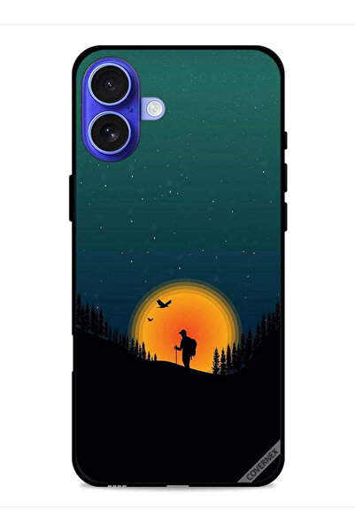 Covernex غطاء حماية لجهاز Apple iPhone 16 برسومات مغامرات فنية