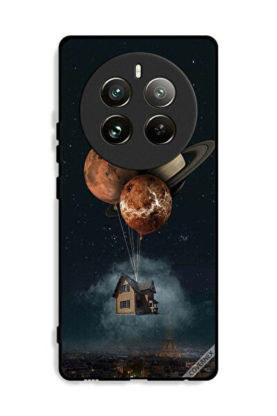 Covernex غطاء حماية لهاتف Realme 12 Pro Plus 5G بتصميم Balloon Planets Takes ...