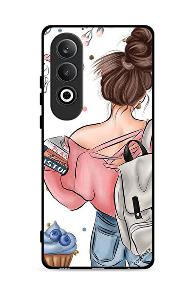 Covernex غطاء حماية لهاتف OnePlus Nord CE4 5G بتصميم كتب وفن يد فتاة