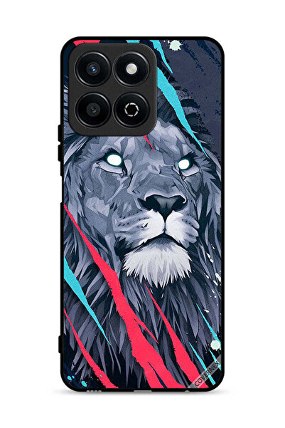 Covernex غطاء حماية لهاتف Honor Play 60 Plus 5G برسومات الأسد الملك
