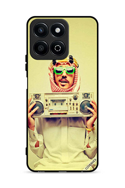 Covernex غطاء حماية لهاتف Honor Play 60 Plus 5G يحمل جهاز موسيقى عتيق