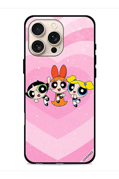 Covernex غطاء حماية لجهاز آيفون 16 برو من آبل - رسوم متحركة للفتيات القويات