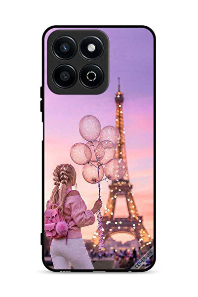 Covernex غطاء حماية لهاتف Honor Play 60 Plus 5G، فتاة تحمل بالونات