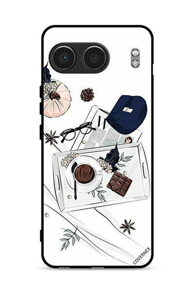 Covernex غطاء حماية لهاتف OnePlus Nord 4 5G بنقشة قهوة وشوكولاتة