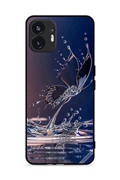 Covernex Nothing Phone (2) 5G Protective Case Cover Water Drops Butterfly