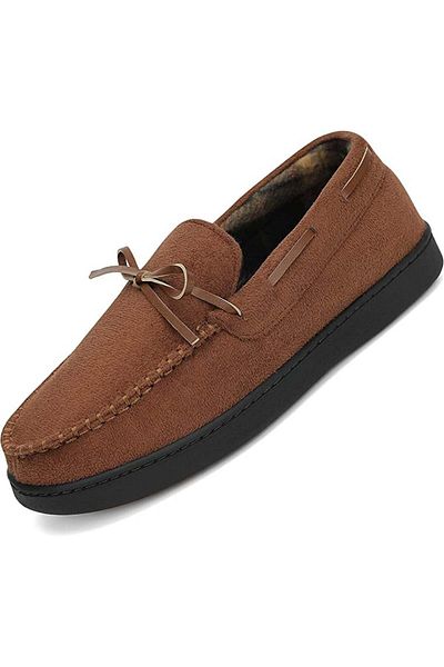 MISHANSHA slippers, brown, textile/rubber/memory foam, 38