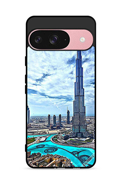 Covernex غطاء حماية لجهاز جوجل بيكسل 9 - برج خليفة - غيوم تلامس السحاب