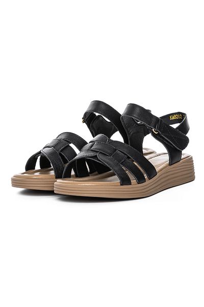 FORMAZIONE Women's Sandals with Low Sole KM8282 Black |