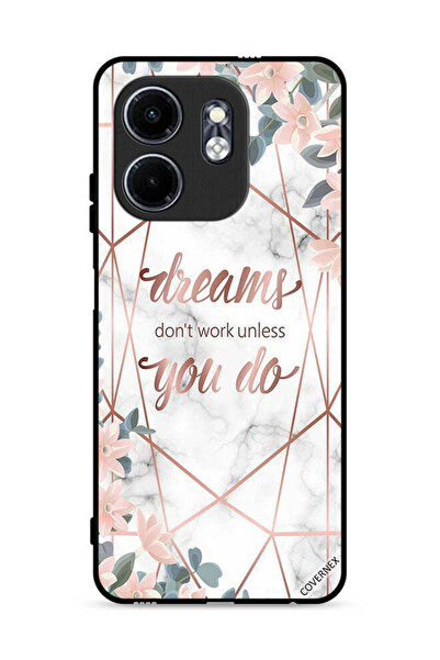 Covernex Infinix Hot 50i 4G Protective Case Cover Dreams Don't Work Unless Yo...