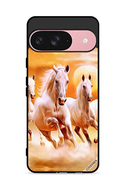 Covernex غطاء حماية لهاتف Google Pixel 9 بتصميم خيول تركض