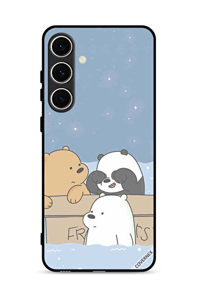 Covernex غطاء حماية لهاتف سامسونج جالكسي S24 FE 5G بطبعة أصدقاء الدب
