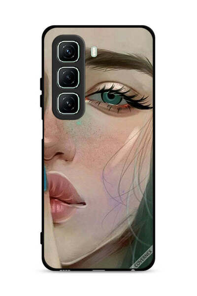 Covernex غطاء حماية لهاتف Infinix Hot 50 5G، ششش، إنها حزينة