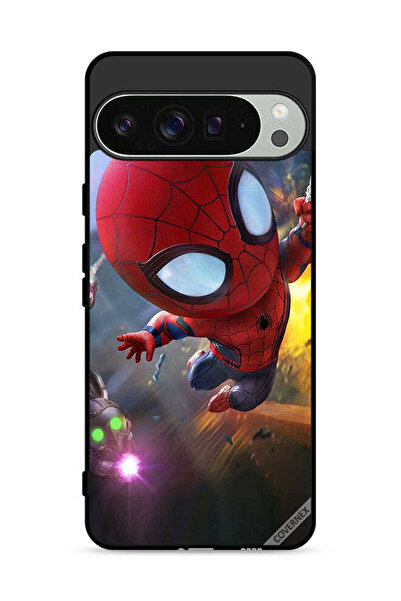 Covernex غطاء حماية لجهاز Google Pixel 9 Pro XL بتصميم Spiderman In Action