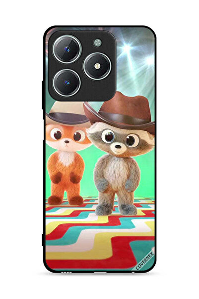 Covernex غطاء حماية لهاتف Realme C63 4G بنقشة الأرانب