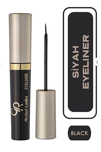 Golden Rose Perfect Lashes Black Eyeliner - Black Liquid Eyeliner