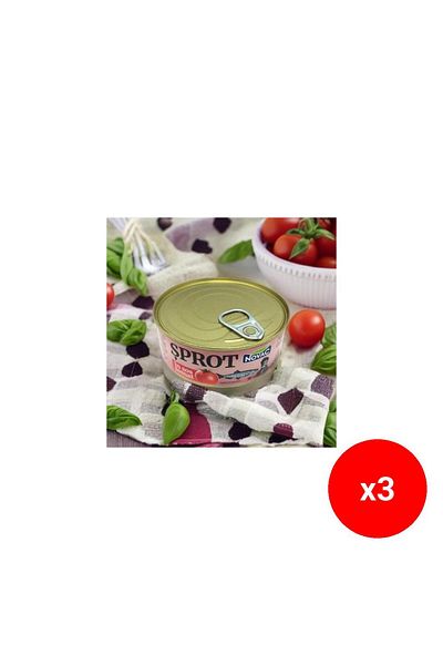 Novac Sprat In Tomato Sauce 240g - X3pcs