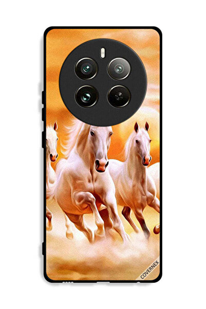 Covernex غطاء حماية لهاتف Realme 12 Pro 5G بتصميم خيول تركض
