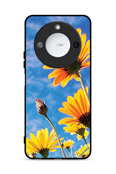 Covernex غطاء حماية لهاتف Honor X60 5G بنقشة عباد الشمس