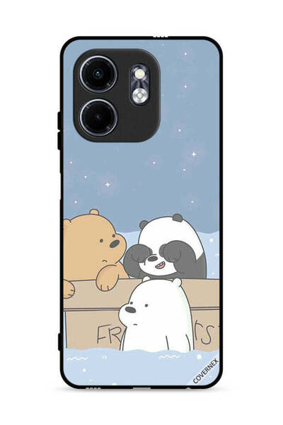 Covernex غطاء حماية لهاتف Infinix Hot 50i 4G بطبعة أصدقاء الدب