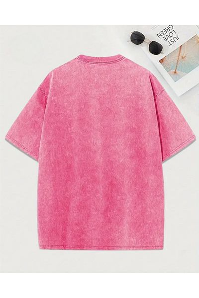 Touz Moda Sushi Maki εμπριμέ πλενόμενο Vintage Unisex Oversize T-shirt