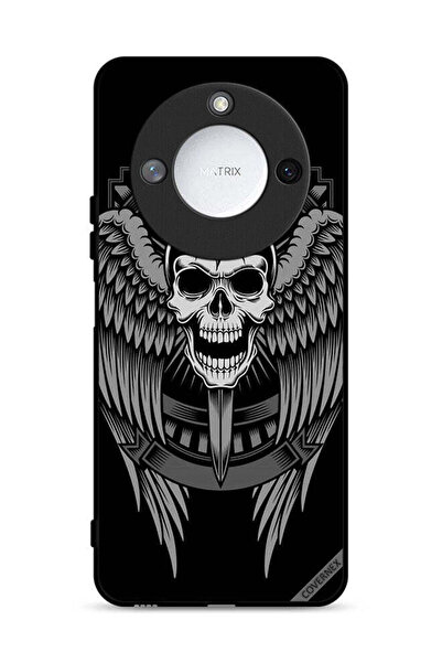 Covernex غطاء حماية لهاتف Honor X60 5G بتصميم جمجمة وأجنحة نسر